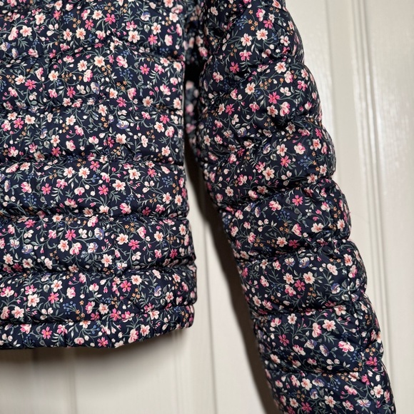 Polo by Ralph Lauren Floral Kids Puffer Jacket - Black and Pink - Picture 5 of 10